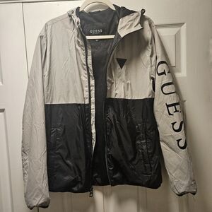 Guess jacket ladies' black/gray size m